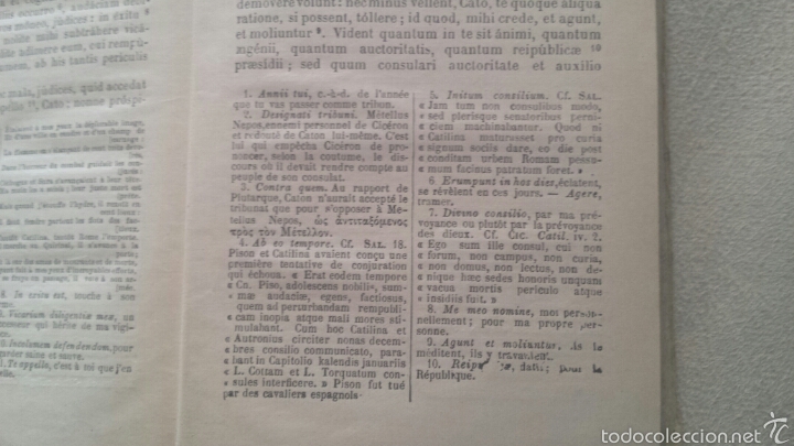 Libros antiguos: Pro Murena de Ciceron. 1913. Lat&iacute;n - franc&eacute;s - Foto 4