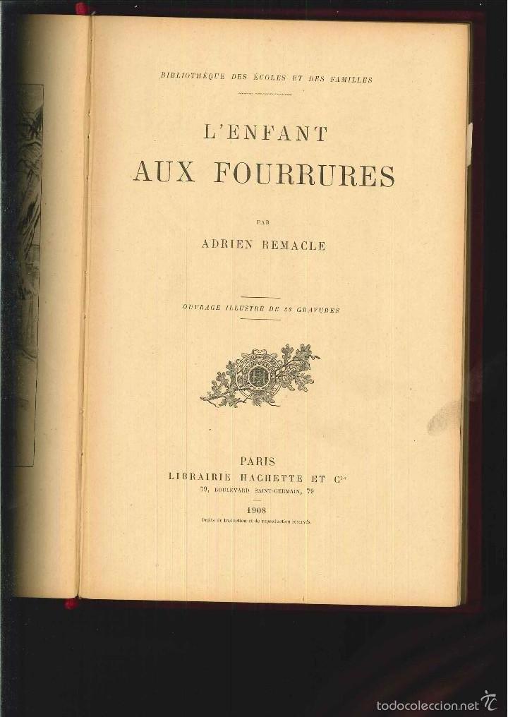 Libros antiguos: LENFANT AUX FOURRURES. Adrien Remacle. - Foto 1