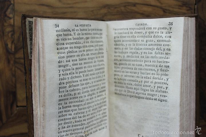 Libros antiguos: LE&Oacute;N, Fray Luis de. LA PERFECTA CASADA.1819. - Foto 6