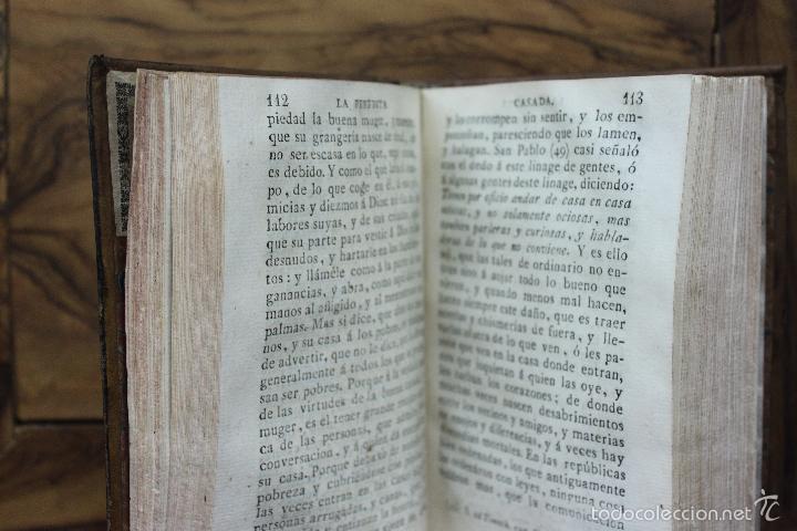 Libros antiguos: LE&Oacute;N, Fray Luis de. LA PERFECTA CASADA.1819. - Foto 7