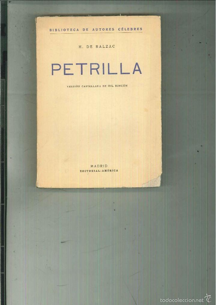 Libros antiguos: PETRILLA. H. de Balzac - Foto 1