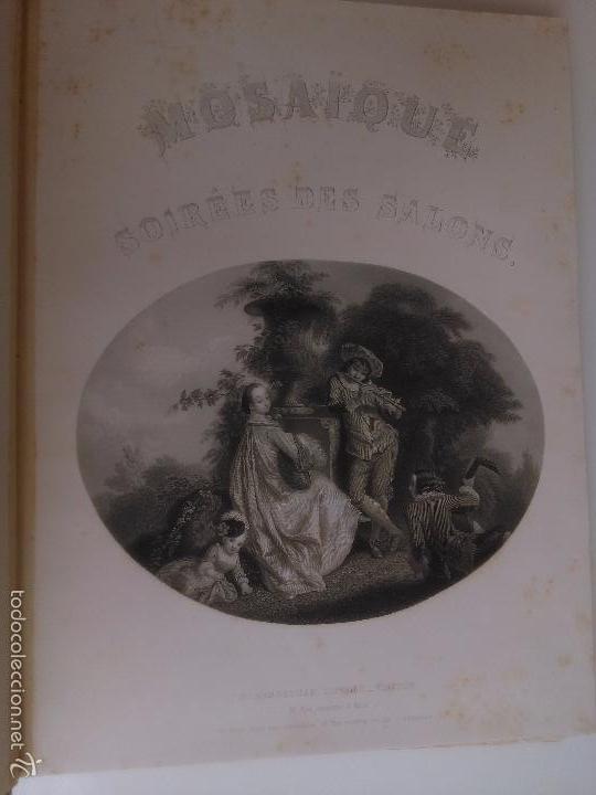 Libros antiguos: Mosaique. Soirees des Salons. E. de Limagne - Foto 1