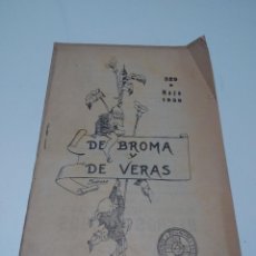 Libros antiguos: DE BROMAS Y DE VERAS. Nº 329. Lote 58207379