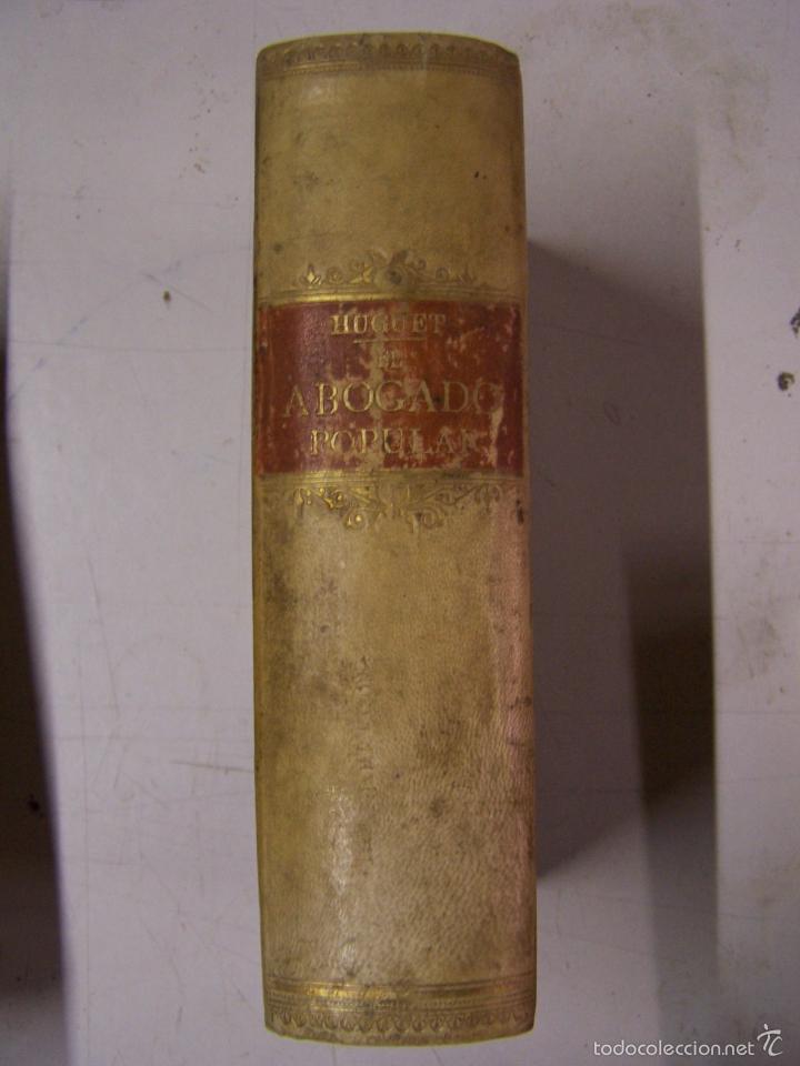 Libros antiguos: El abogado popular, 1896 - Foto 1