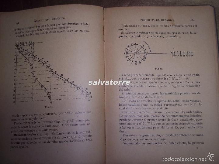 Libros antiguos: GEORGES FRANCHE. MANUAL DEL MEC&Aacute;NICO.1907. - Foto 5