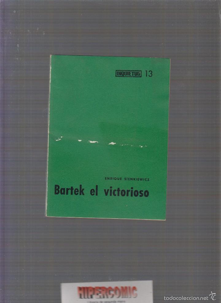 Libros antiguos: BARTEK EL VICTORIOSO. / SIENKIEWICZ, ENRIQUE - Foto 1