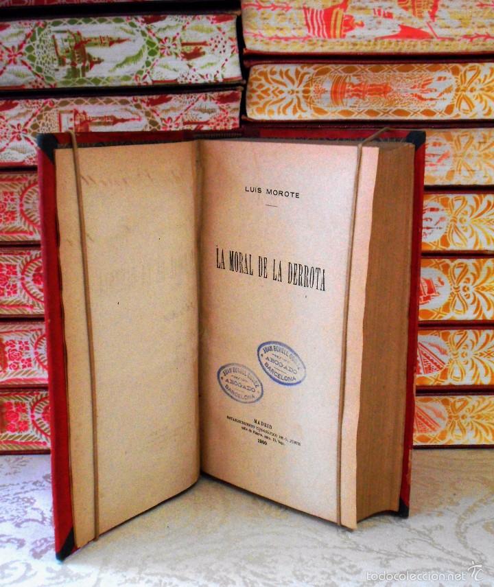 Libros antiguos: LA MORAL DE LA DERROTA  .  Autor :   Morote, Luis - Foto 5