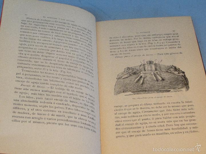 Libros antiguos: EL BORDADO Y LOS ENCAJES.-- ERNESTO LEF&Eacute;BURE - Foto 4