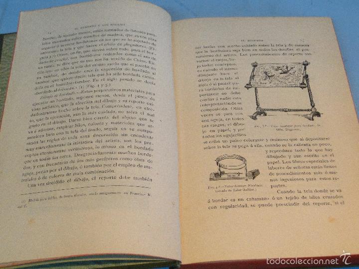 Libros antiguos: EL BORDADO Y LOS ENCAJES.-- ERNESTO LEF&Eacute;BURE - Foto 5