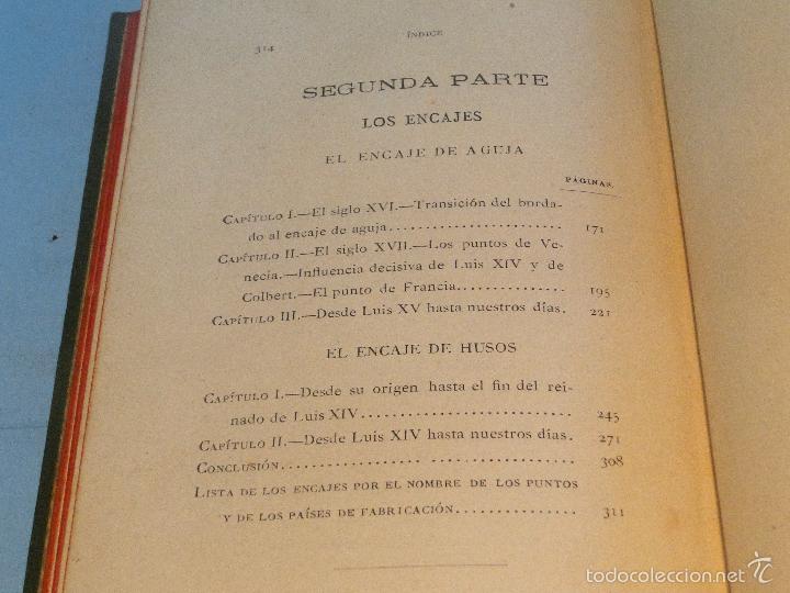 Libros antiguos: EL BORDADO Y LOS ENCAJES.-- ERNESTO LEF&Eacute;BURE - Foto 9