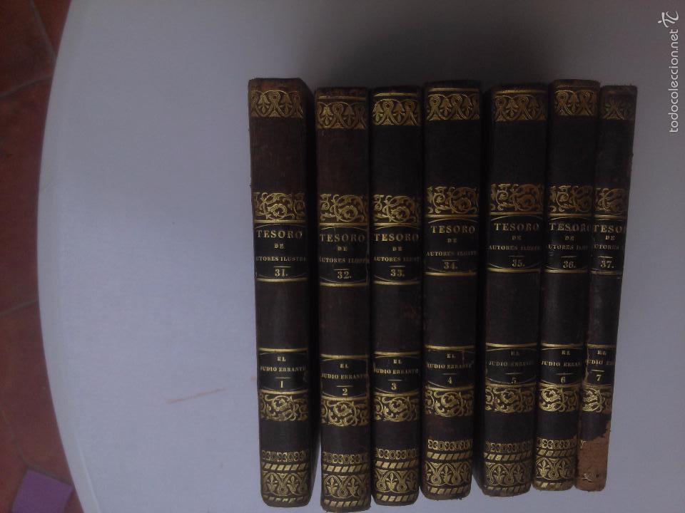 Libros antiguos: El judio errante. Eugenio Sue. (7 tomos) - Foto 1