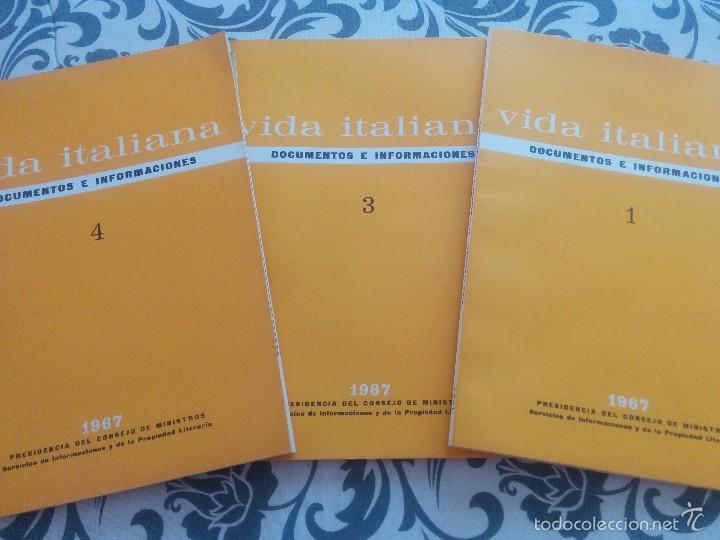 Libros antiguos: Vida italiana - documentos e informaciones - Foto 3