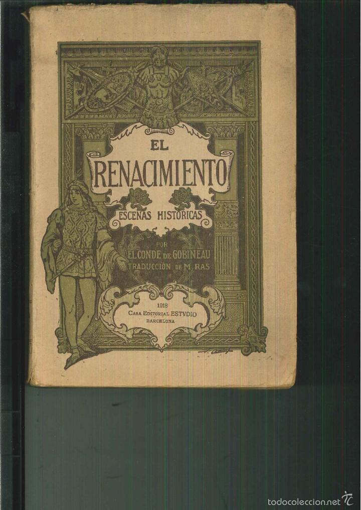 Libros antiguos: EL RENACIMIENTO. El Conde de Gobineau - Foto 1