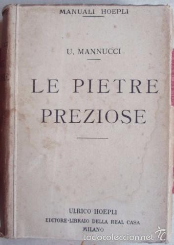 Libros antiguos: Le pietre preziose - MANNUCCI, Umberto - Foto 1