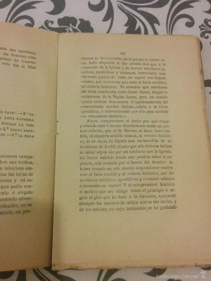 Libros antiguos: Juana la Papisa - 1878 - Foto 3