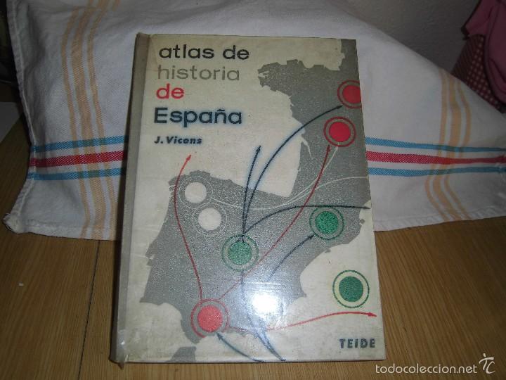Libri antichi: 2 atlas, h de Espa&ntilde;a y h Universal a&ntilde;o 1965 editorial teide