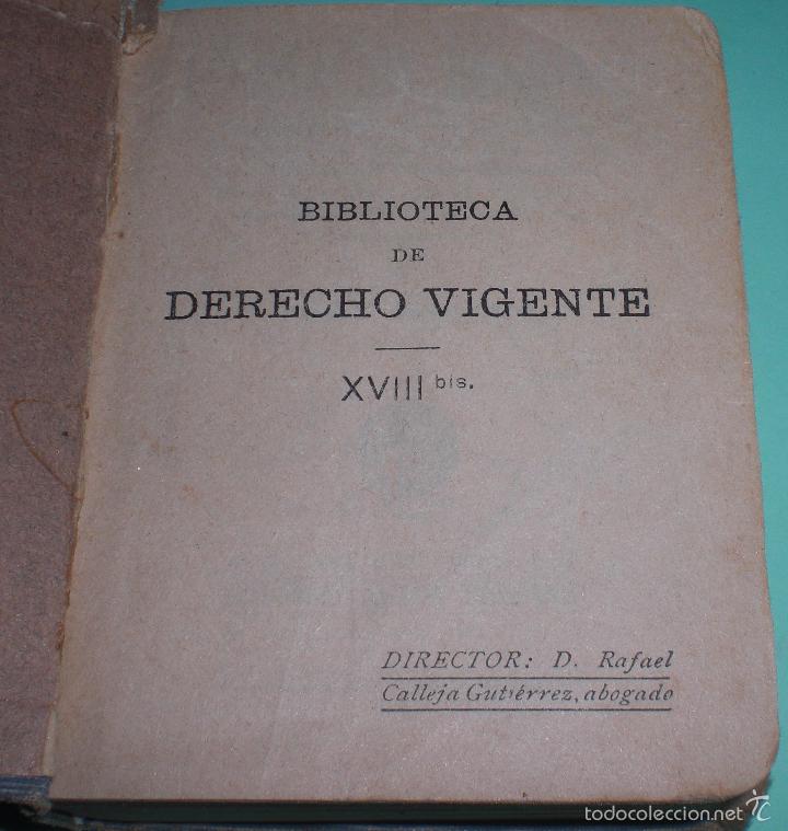 Libros antiguos: Legislaci&oacute;n de minas, tomo 2 1911 - Foto 2