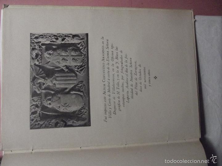 Libros antiguos: ALBUM CERVANTINO ARAGONES - Foto 3