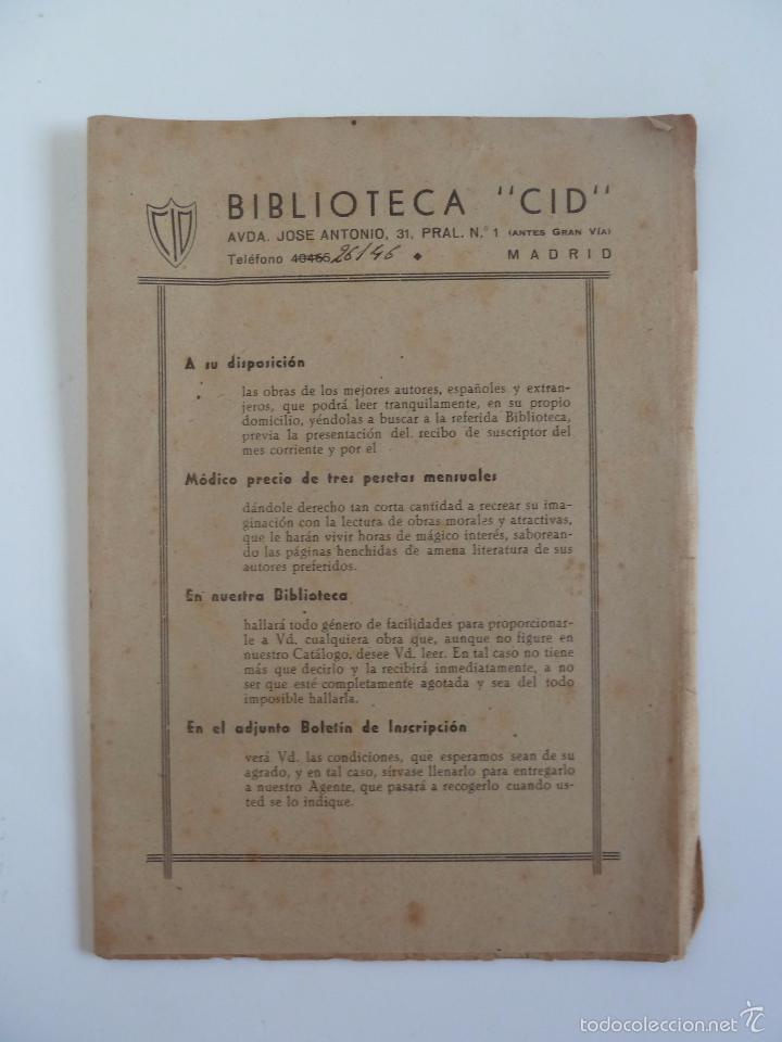Livres anciens: CAT&Aacute;LOGO BIBLIOTECA CID. AVDA JOS&Eacute; ANTONIO 31. MADRID. A&Ntilde;OS 30-40. ESCASO