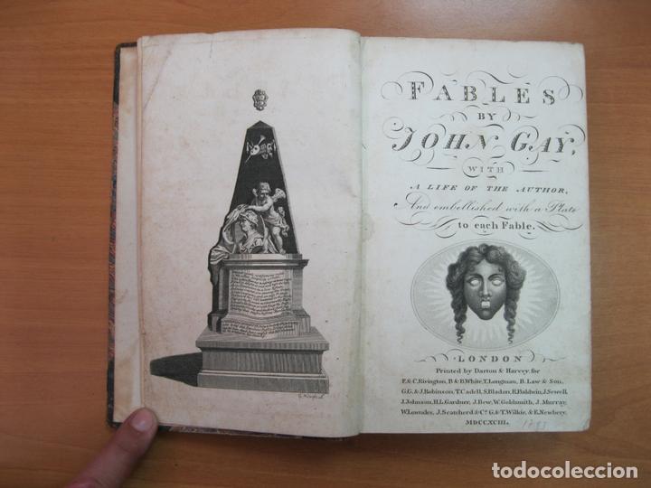 Libros antiguos: Fables, 1793. John  Gay . Posee 67 grabados. - Foto 1