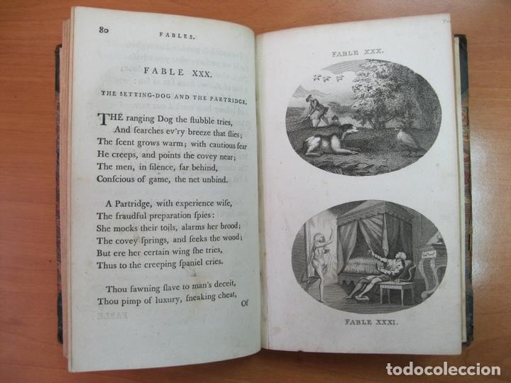 Libros antiguos: Fables, 1793. John  Gay . Posee 67 grabados. - Foto 8