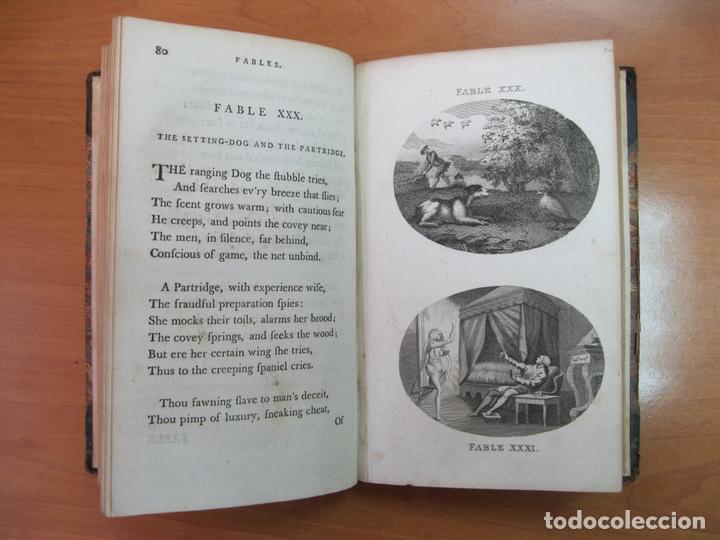 Libros antiguos: Fables, 1793. John  Gay . Posee 67 grabados. - Foto 9
