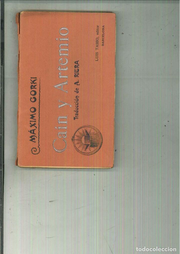 Libros antiguos: CA&Iacute;N Y ARTEMIO. M&aacute;ximo Gorki - Foto 1