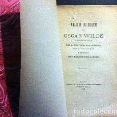 Libros antiguos: O. WILDE: LA CASA DE LAS NARANJAS (MADRID, 1909) PRÓLOGO DE ENRIQUE DÍEZ-CANEDO. Lote 62031452