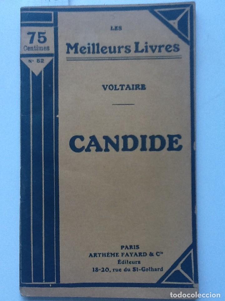 Libros antiguos: CANDIDE . VOLTAIRE. - Foto 1