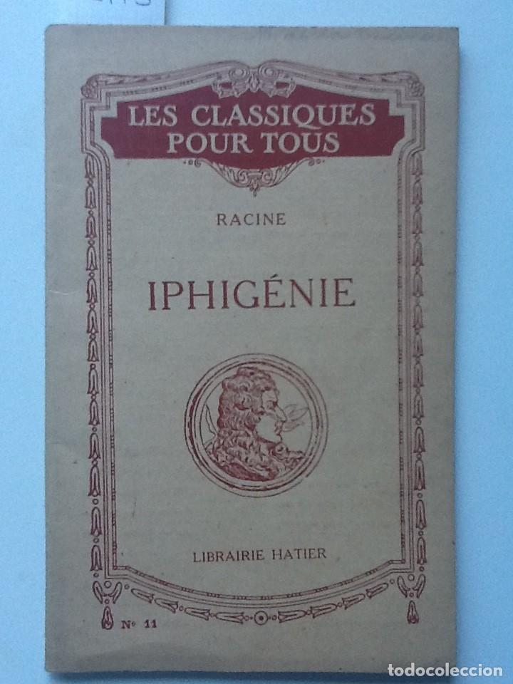 Libros antiguos: IPHIGENIE. RACINE - Foto 1