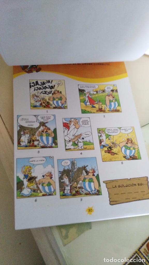 Libros antiguos: BLOC DE ACTIVIDADES AST&Egrave;RIX. A PARTIR DE 8 A&Ntilde;OS - Foto 7