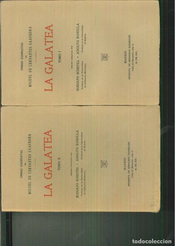 Libros antiguos: LA GALATEA. Miguel de Cervantes Saavedra - Foto 1