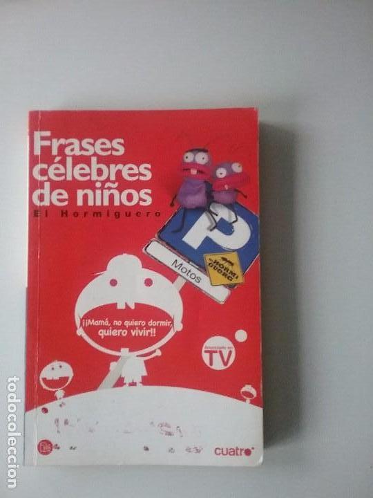 Libros antiguos: FRASES CELEBRES DE NI&Ntilde;OS - Foto 1