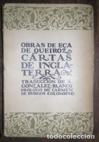 Libros antiguos: E&Ccedil;A DE QUEIROZ: CARTAS DE INGLATERRA. - Foto 1