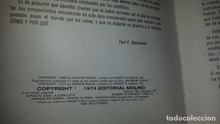 Libros antiguos: LIBRO COMO Y PORQUE DE LOS PRINCIPIOS CIENTIFICOS - Foto 5