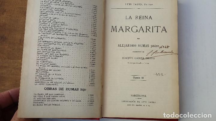 Libros antiguos: la reina margarita Dumas - Foto 4