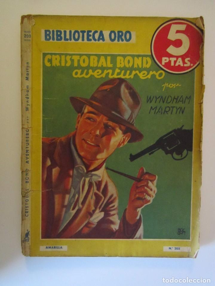 Libros antiguos: LIBRO BIBLIOTECA DE ORO CRISTOBAL BOND AVENTURERO - Foto 1