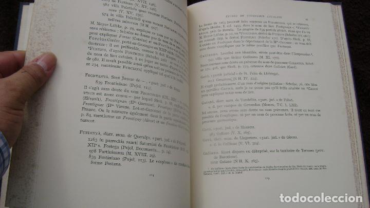 Libros antiguos: TOPONIMIA CATALANA PAUL AEBISCHER - Foto 2