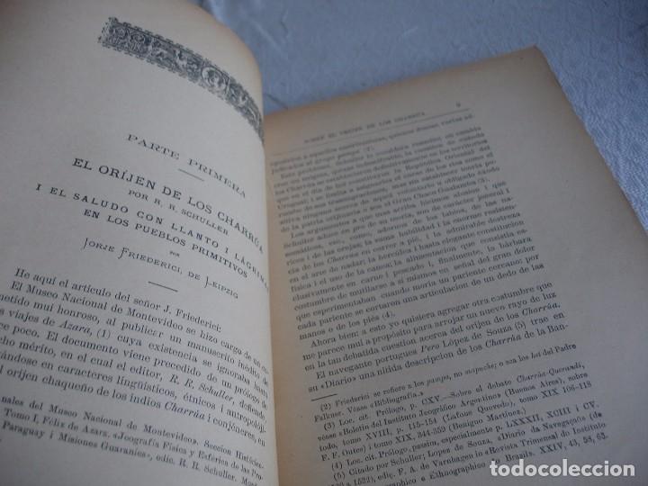 Libros antiguos: (URUGUAY) SOBRE EL ORIJEN DE LOS CHARRUA - Foto 5