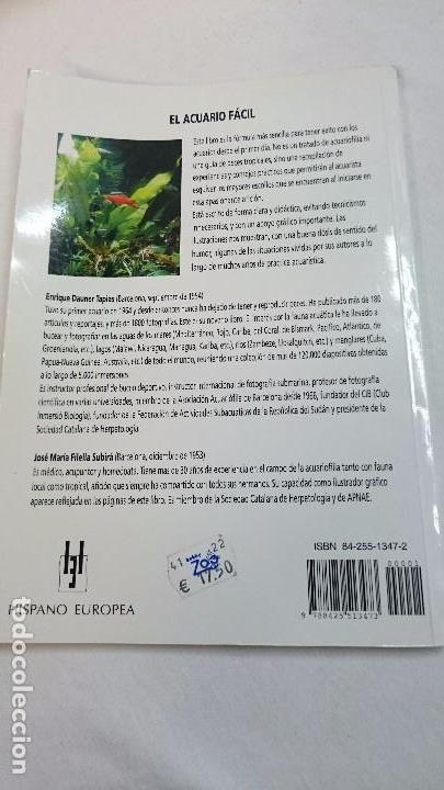 Libros antiguos: EL ACUARIO FACIL, HISPANO EUROPEA - Foto 2