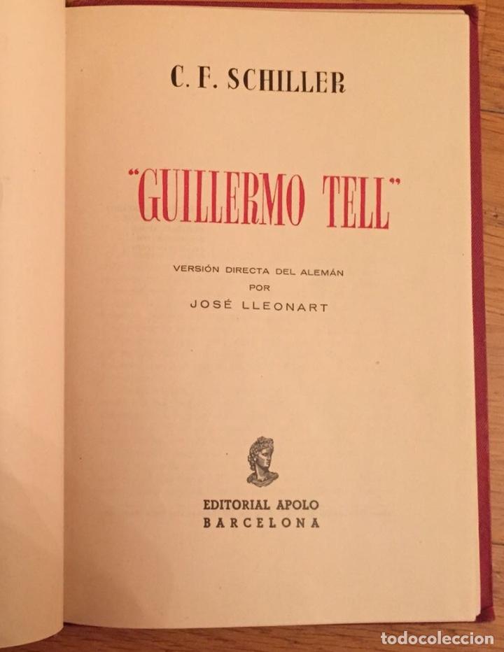 Libros antiguos: Guillermo Tell - Foto 2