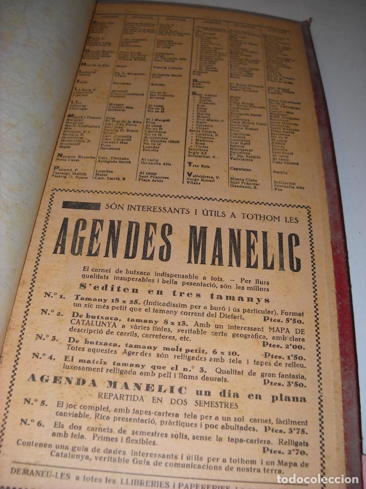Libros antiguos: Dietari Manelic 1936 en catal&agrave; - Foto 3