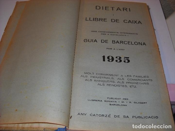Libros antiguos: Dietari Catal&agrave; 1935 en catal&agrave;. - Foto 4