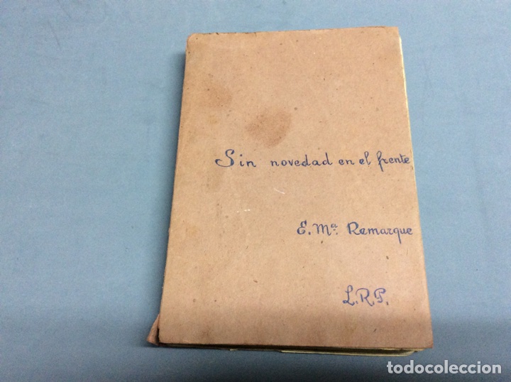 Antiquarische B&uuml;cher: SIN NOVEDAD EN EL FRENTE , / E.M.REMARQUE. 4&ordm; EDICION, -ED. MADRID 1929