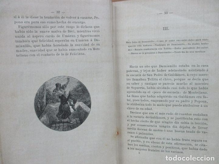 Libros antiguos: CUENTOS DE MADRES &Eacute; HIJOS. ANTONIO DE TRUEBA. 1894. - Foto 5
