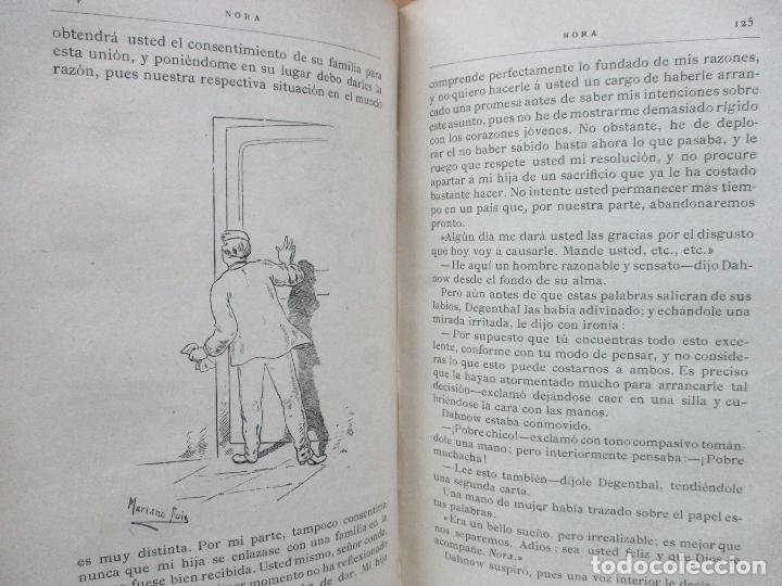 Libros antiguos: NORA. BRACKEL, baronesa de. 1884. ARTE Y LETRAS. - Foto 6