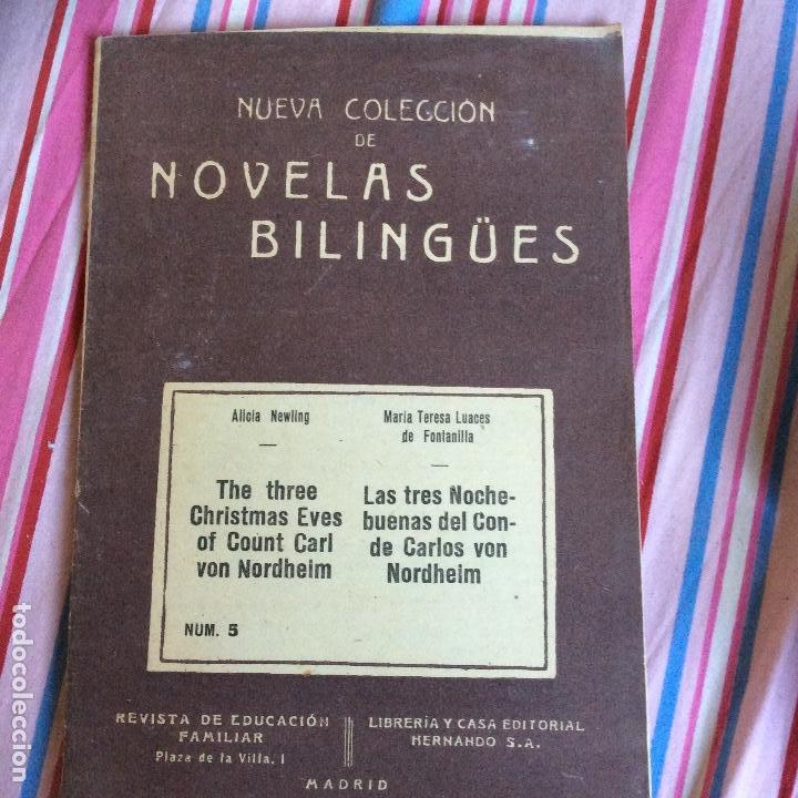 Libros antiguos: Nueva Colecci&oacute;n de Novelas Biling&uuml;es. N5 - Foto 1