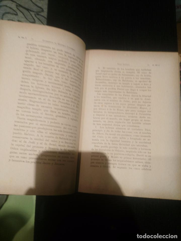 Libros antiguos: Historia universal d.Emilio sentar y llaudes - Foto 3