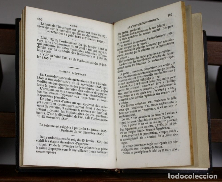 Libros antiguos: LP-315 - CODE DE LINSTRUCTION PRIMAIRE. VV. AA. &Eacute;DITEUR PAULIN. 1842. - Foto 2