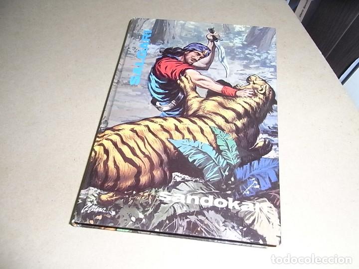 Libros antiguos: Salgari, Sandokan n&ordm; 1, ED GAHE - Foto 1